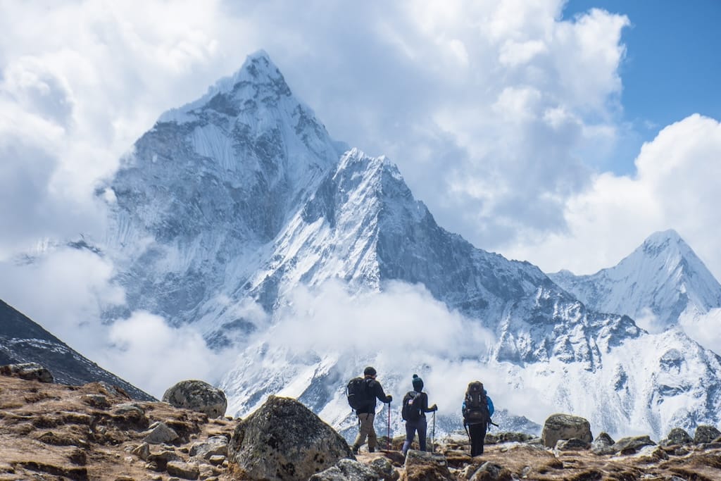 hiking in nepal trekking in nepal everest base camp trek nepal exotic mountains